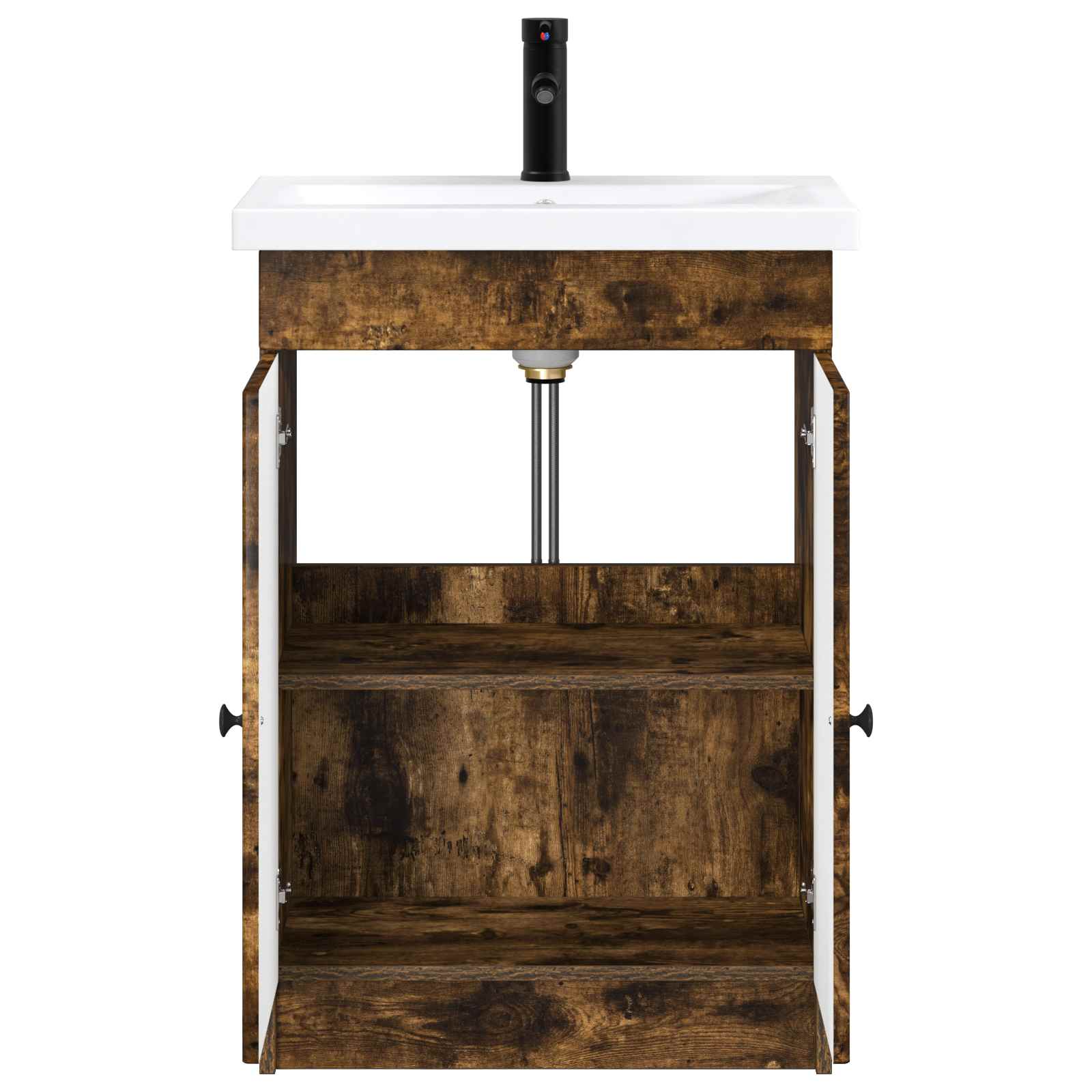 Badkamermeubelset Gerookt eiken 78,5 x 37,5 x 81 cm