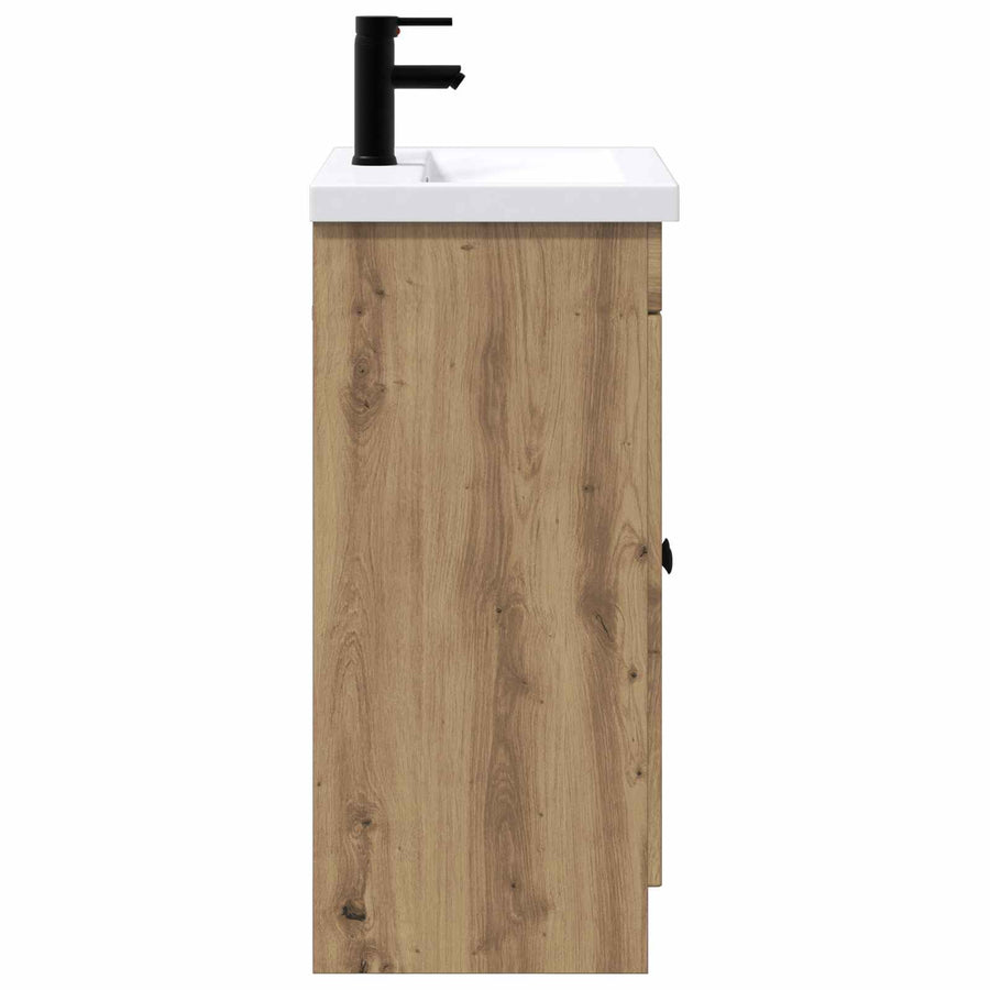 Badkamermeubelset Artisanaal eiken 78,5 x 37,5 x 81 cm