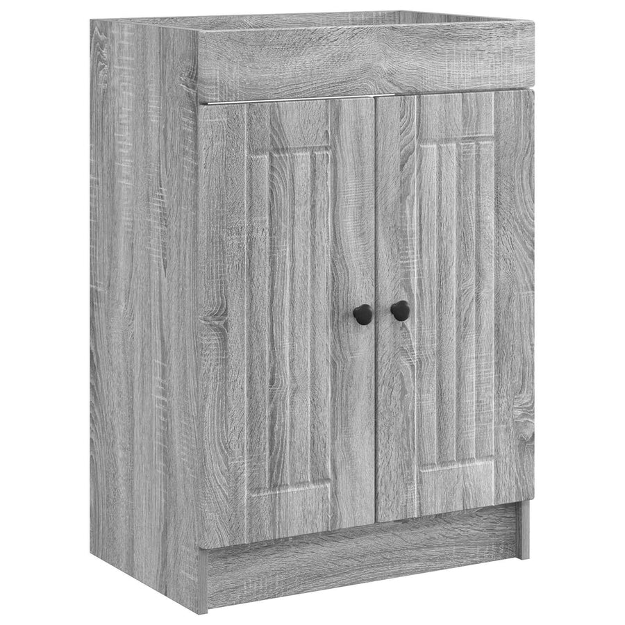 Badkamermeubelset Grijs Sonoma 56 x 37,5 x 81 cm Bewerkt hout