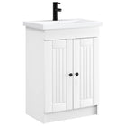 Badkamermeubelset 78,5x37,5x81 cm wit bewerkt hout