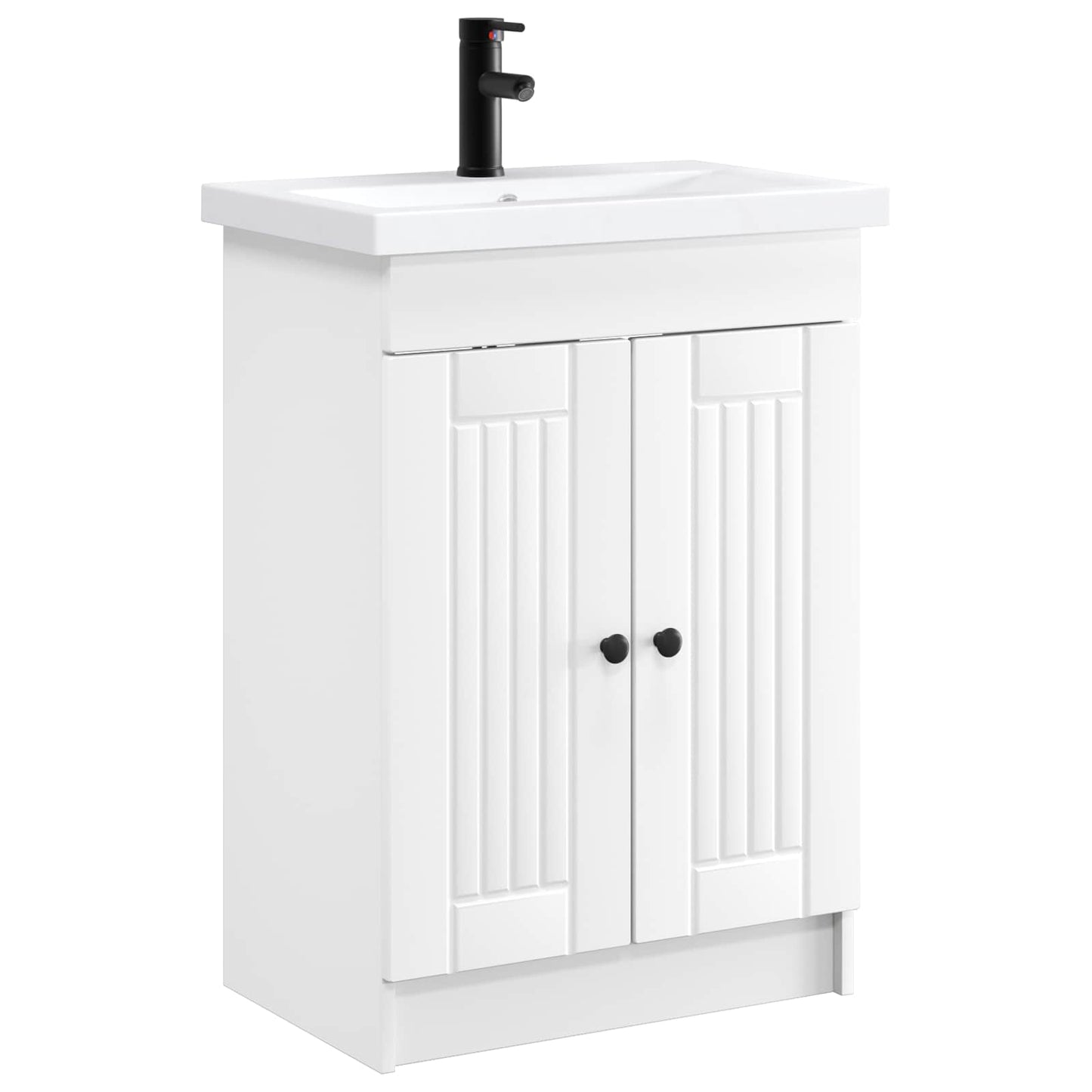 Badkamermeubelset Wit 78,5 x 37,5 x 81 cm Bewerkt hout