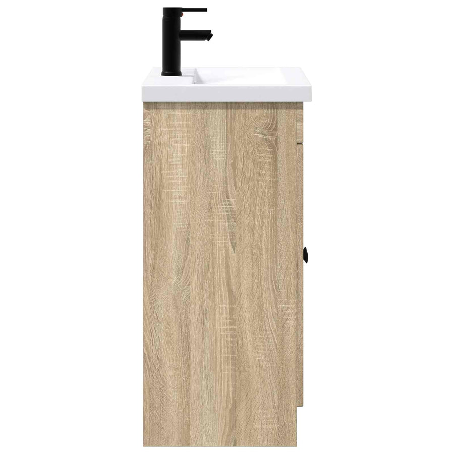 Badkamermeubelset Sonoma Eiken 78,5 x 37,5 x 81 cm Bewerkt hout