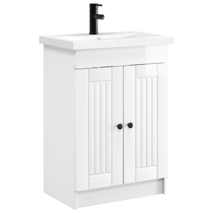 Badkamermeubelset Hoogglans Wit 78,5 x 37,5 x 81 cm