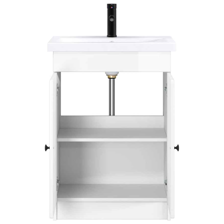 Badkamermeubelset Hoogglans Wit 78,5 x 37,5 x 81 cm