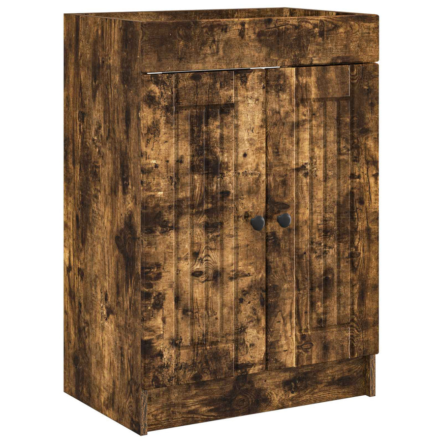 Badkamermeubelset Gerookt eiken 78,5 x 37,5 x 81 cm