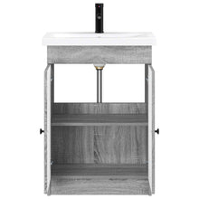Badkamermeubelset Grijs Sonoma 78,5 x 37,5 x 81 cm Bewerkt hout