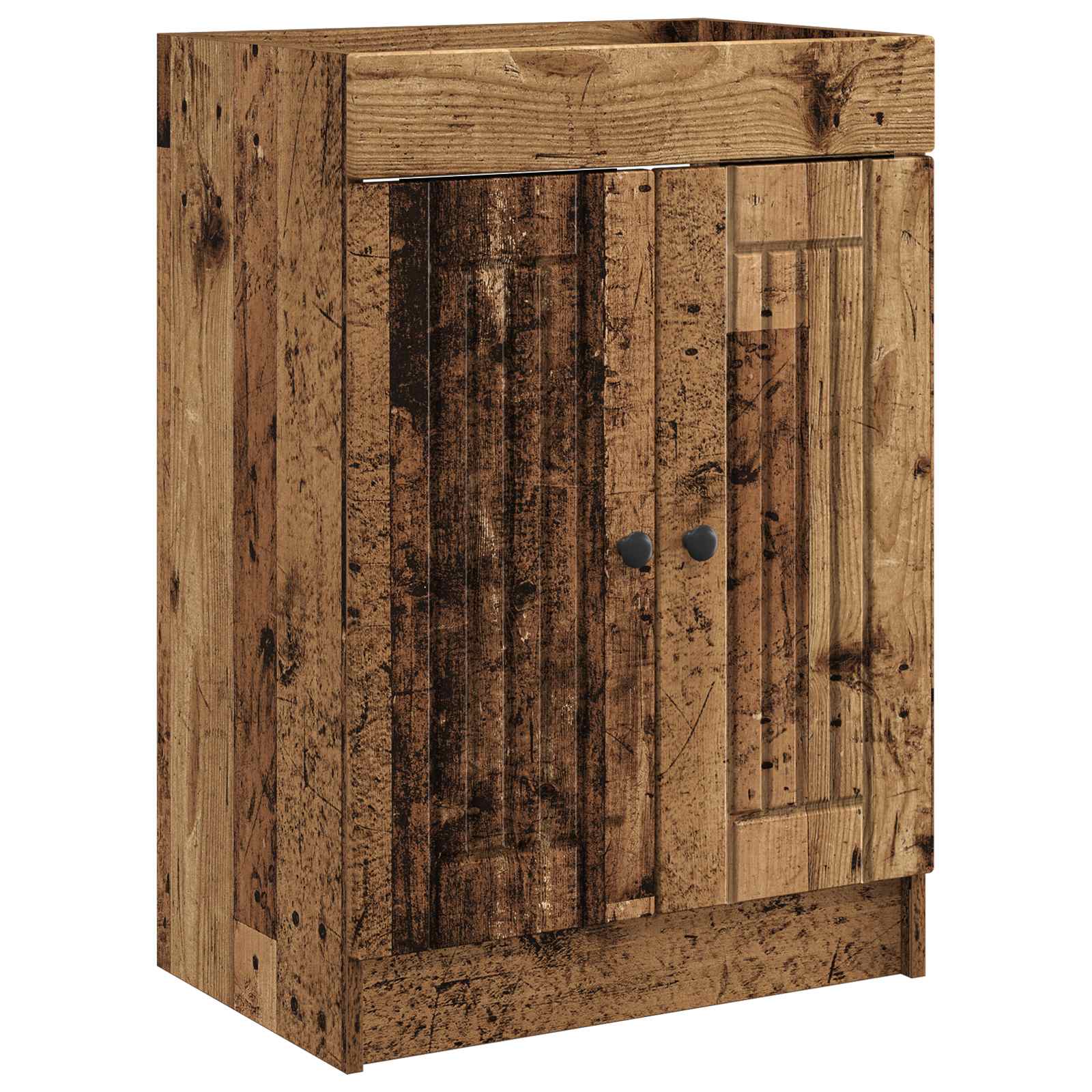 Badkamermeubelset Oud hout 78,5 x 37,5 x 81 cm Bewerkt hout
