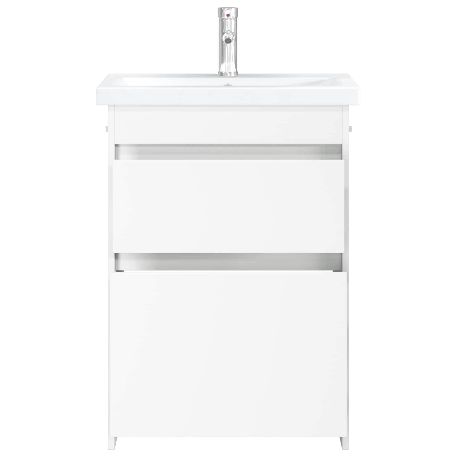 Badkamermeubelset Wit 61 x 40 x 84,5 cm Bewerkt hout