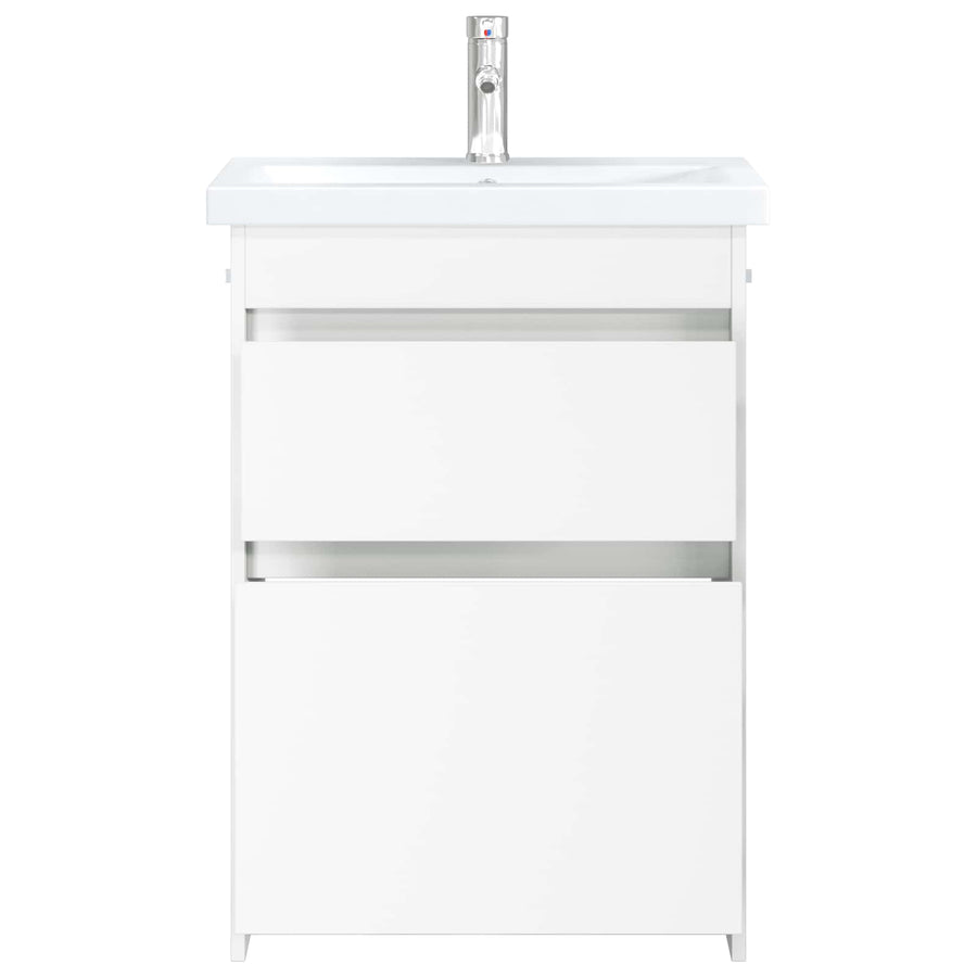 Badkamermeubelset Wit 61 x 40 x 84,5 cm Bewerkt hout