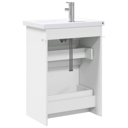 Badkamermeubelset Wit 61 x 40 x 84,5 cm Bewerkt hout