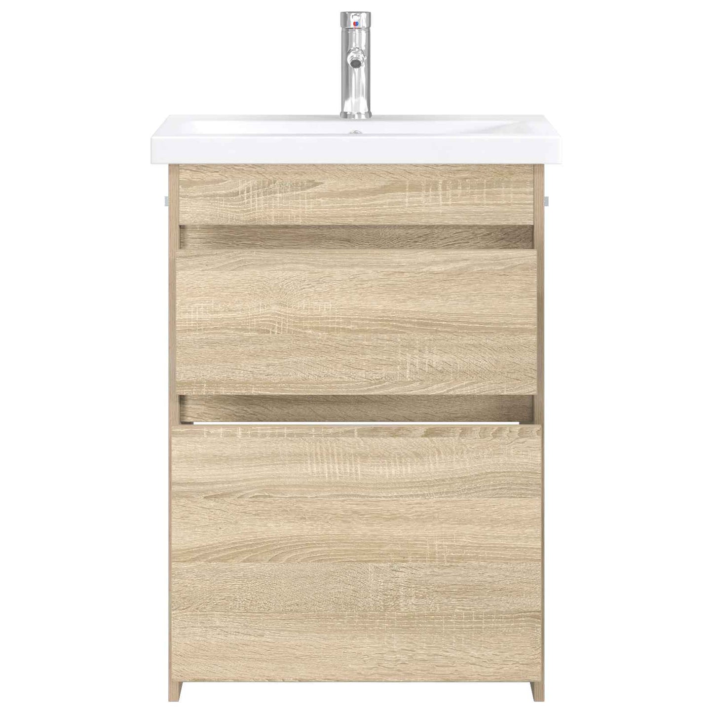 Badkamermeubelset Sonoma Eiken 61 x 40 x 84,5 cm Bewerkt hout