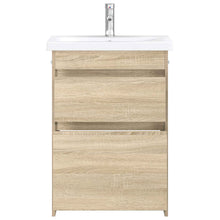 Badkamermeubelset Sonoma Eiken 61 x 40 x 84,5 cm Bewerkt hout
