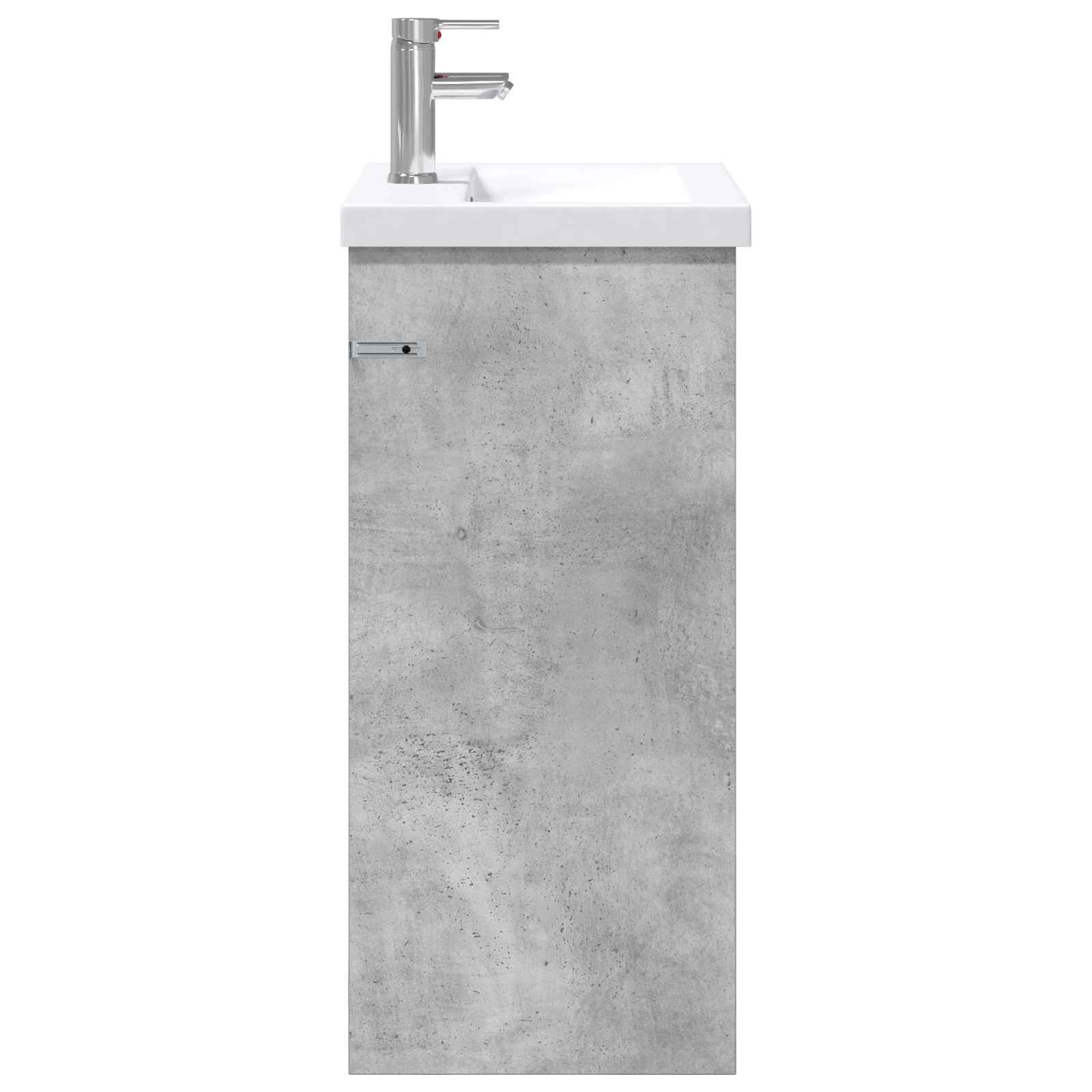 Badkamermeubelset Betongrijs 61 x 40 x 84,5 cm Bewerkt hout