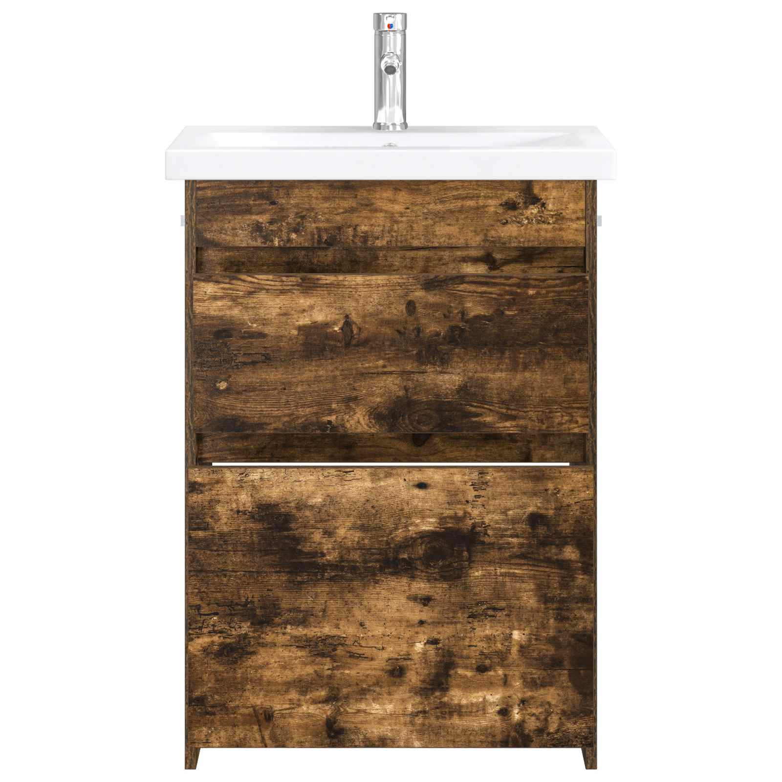 Badkamermeubelset Gerookt eiken 61 x 40 x 84,5 cm Bewerkt hout