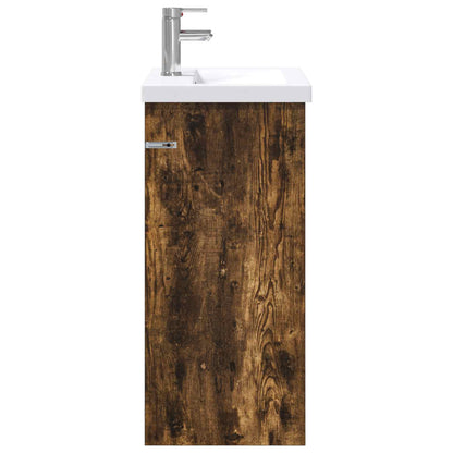 Badkamermeubelset Gerookt eiken 61 x 40 x 84,5 cm Bewerkt hout