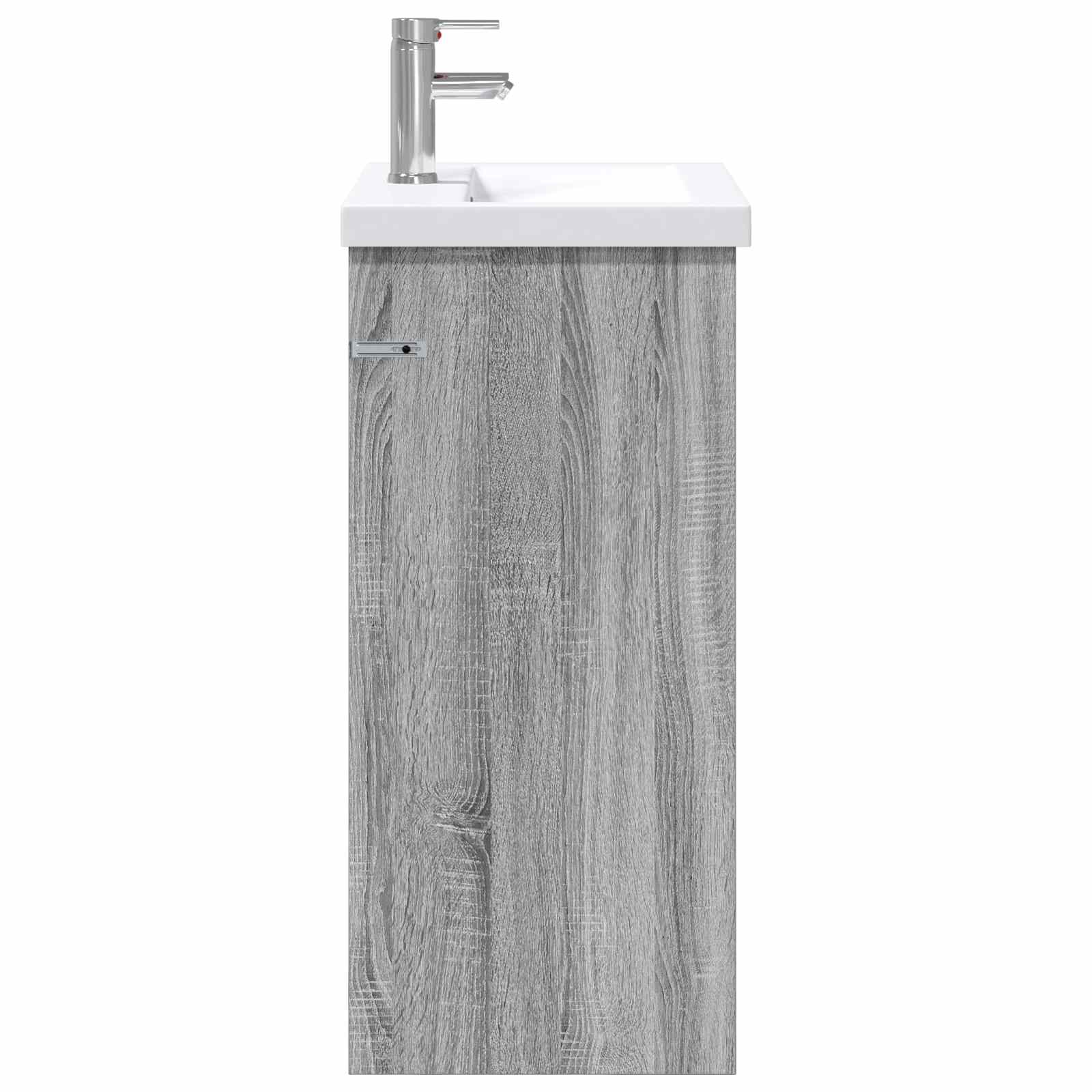 Badkamermeubelset Grijs Sonoma 61 x 40 x 84,5 cm Bewerkt hout