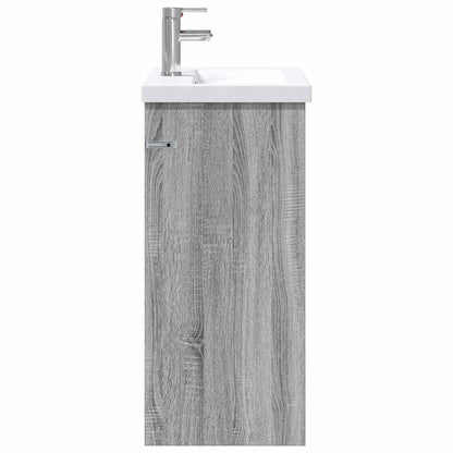 Badkamermeubelset Grijs Sonoma 61 x 40 x 84,5 cm Bewerkt hout