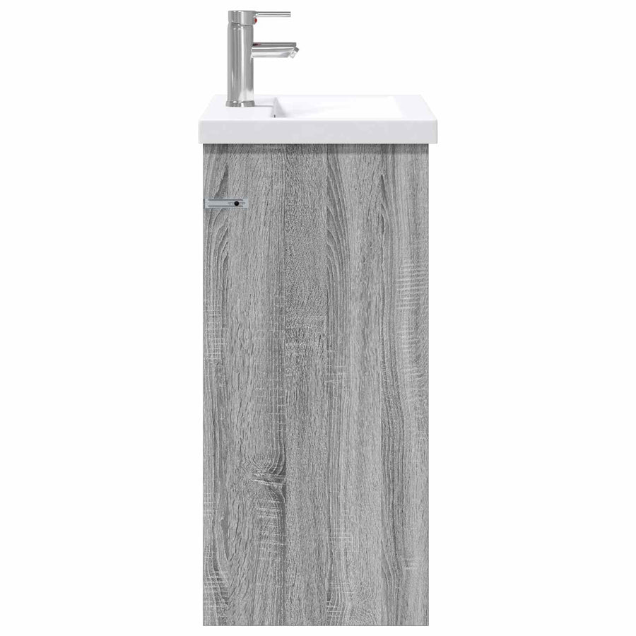 Badkamermeubelset Grijs Sonoma 61 x 40 x 84,5 cm Bewerkt hout