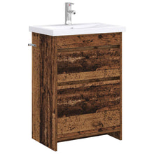 Badkamermeubelset Oud hout 61 x 40 x 84,5 cm Bewerkt hout