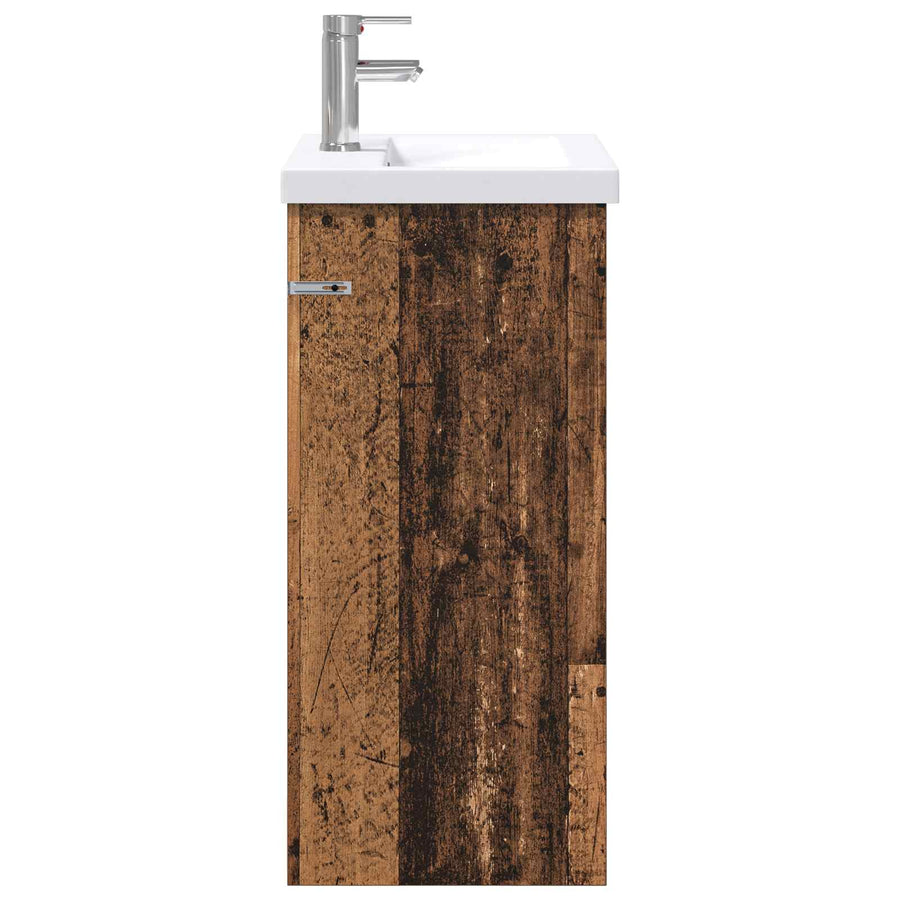 Badkamermeubelset Oud hout 61 x 40 x 84,5 cm Bewerkt hout