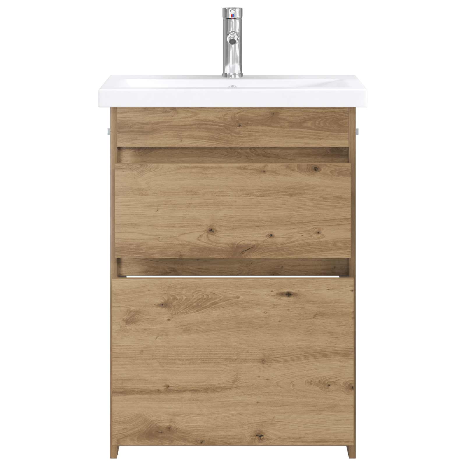 Badkamermeubelset Artisanaal eiken 61 x 40 x 84,5 cm