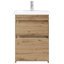 Badkamermeubelset Artisanaal eiken 61 x 40 x 84,5 cm