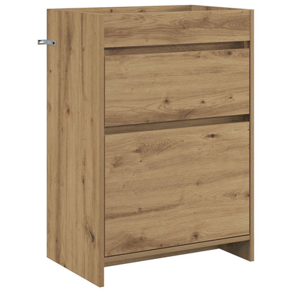 Badkamermeubelset Artisanaal eiken 61 x 40 x 84,5 cm