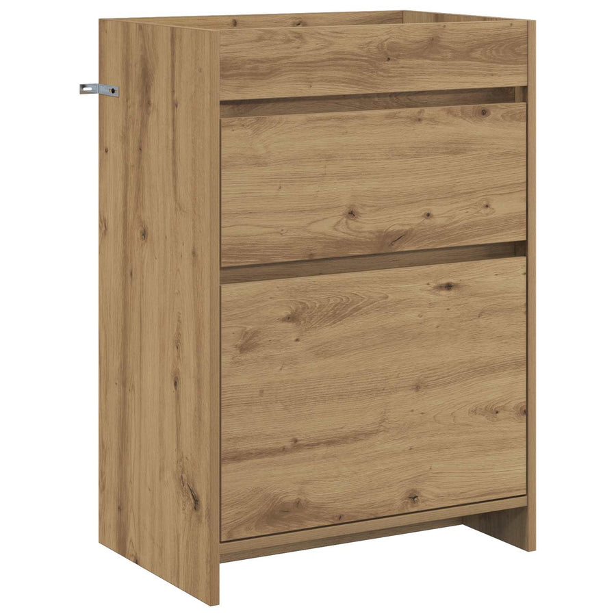Badkamermeubelset Artisanaal eiken 61 x 40 x 84,5 cm