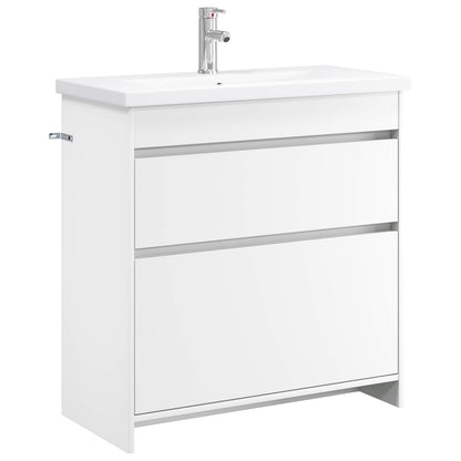 Badkamermeubelset Wit 81 x 40 x 84,5 cm Bewerkt hout