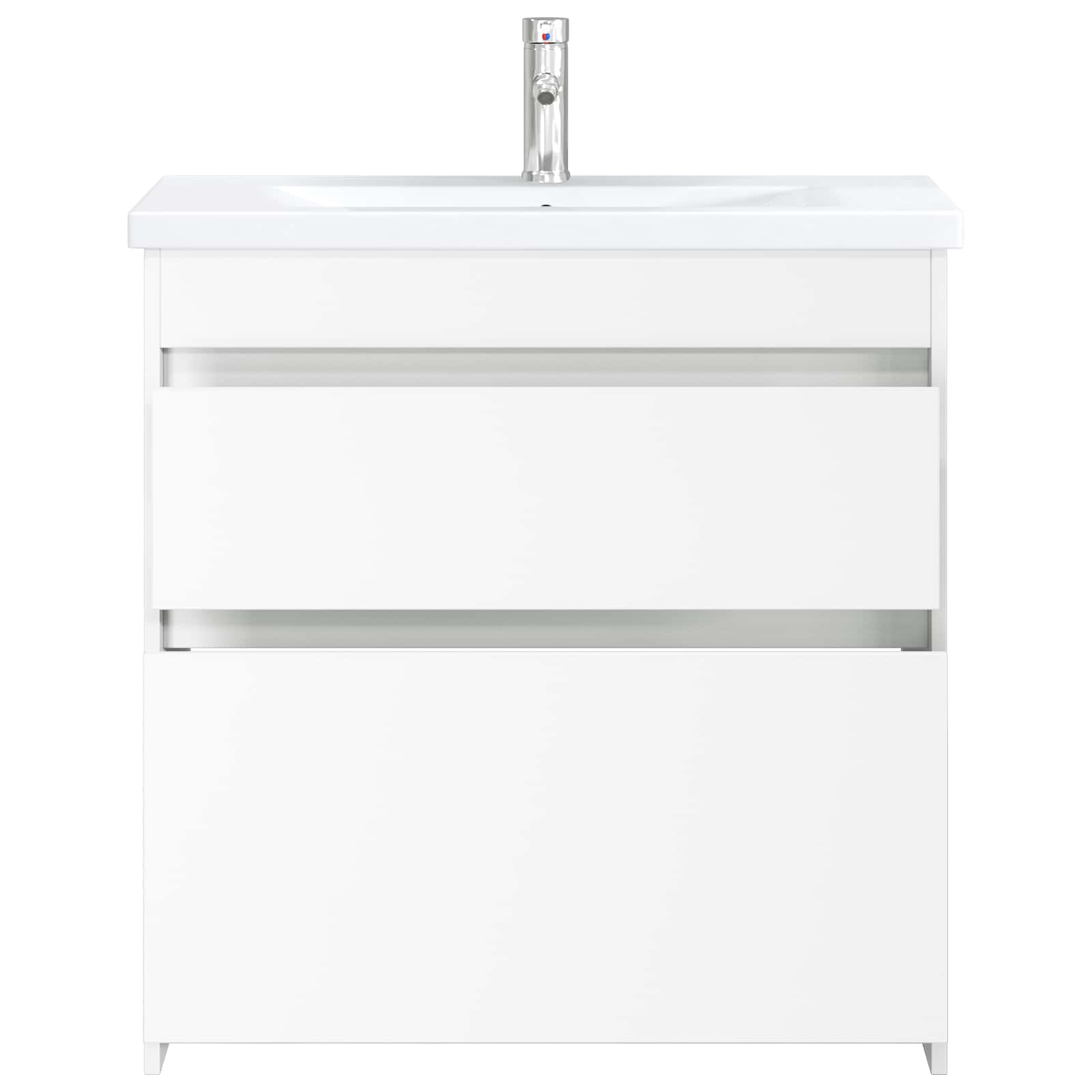Badkamermeubelset Wit 81 x 40 x 84,5 cm Bewerkt hout
