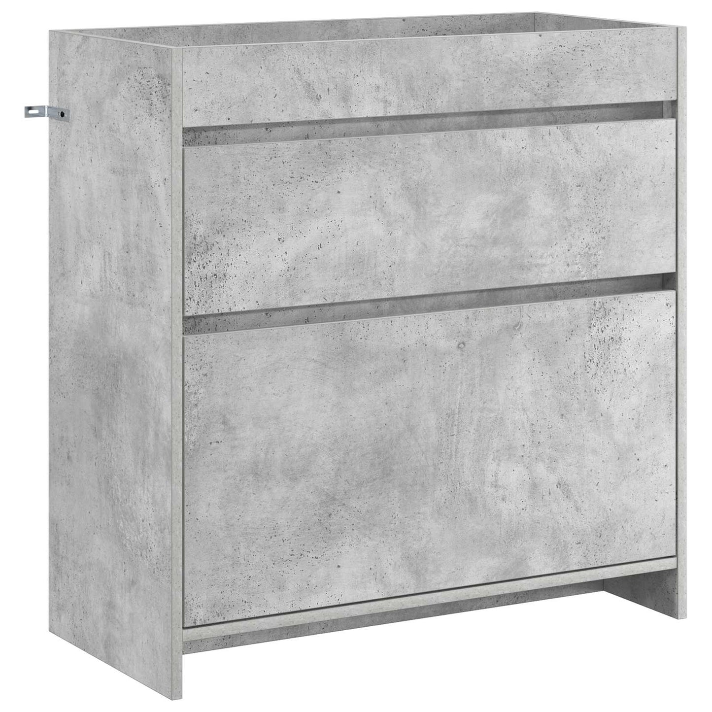 Badkamermeubelset Betongrijs 81 x 40 x 84,5 cm Bewerkt hout