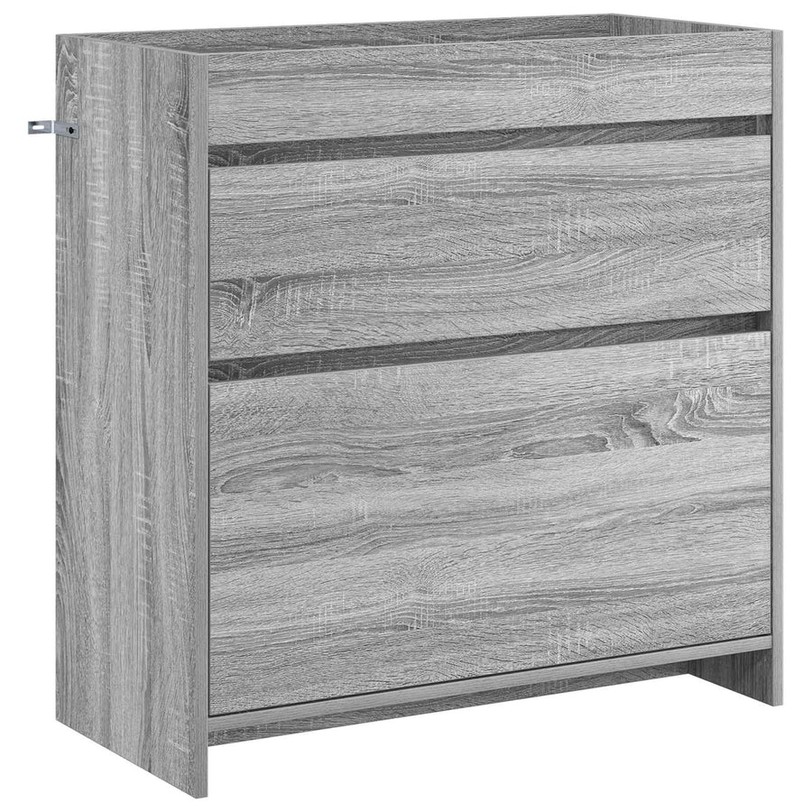 Badkamermeubelset Grijs Sonoma 81 x 40 x 84,5 cm Bewerkt hout