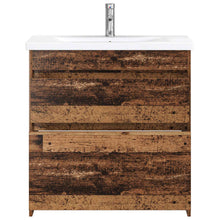 Badkamermeubelset Oud hout 81 x 40 x 84,5 cm Bewerkt hout