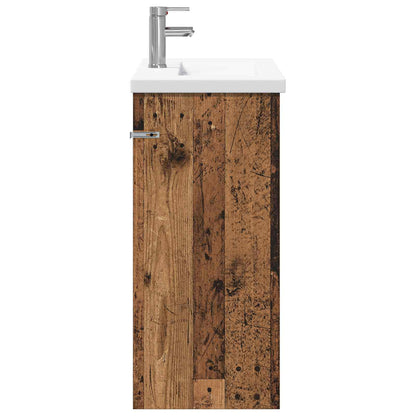 Badkamermeubelset Oud hout 81 x 40 x 84,5 cm Bewerkt hout