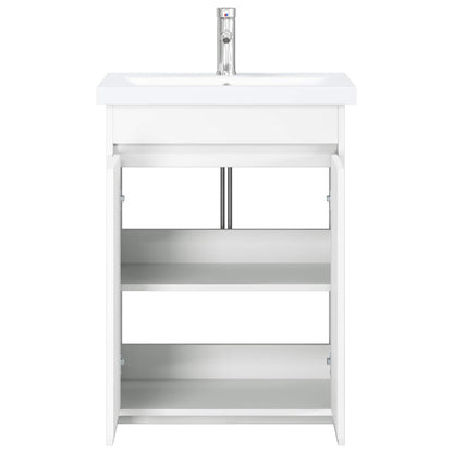 Badkamermeubelset Wit 61 x 40 x 84,5 cm Bewerkt hout