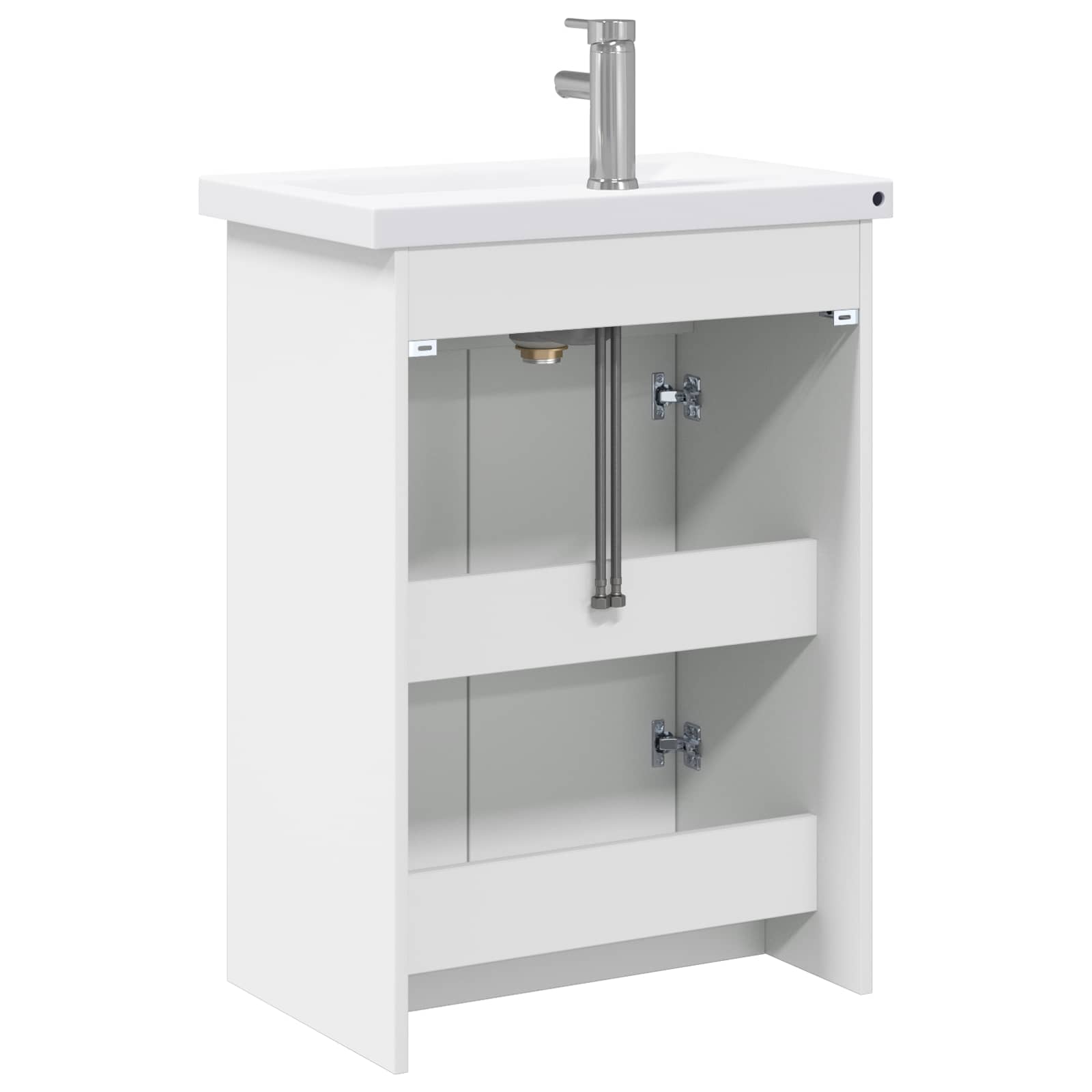 Badkamermeubelset Wit 61 x 40 x 84,5 cm Bewerkt hout