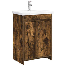 Badkamermeubelset Gerookt eiken 61 x 40 x 84,5 cm Bewerkt hout