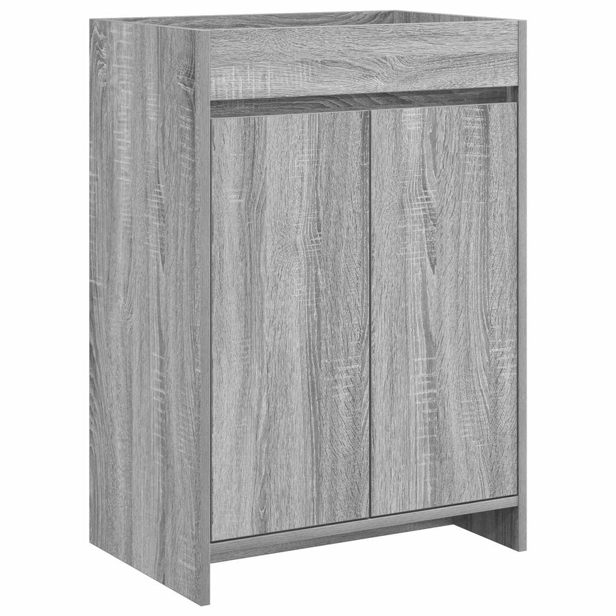 Badkamermeubelset Grijs Sonoma 61 x 40 x 84,5 cm Bewerkt hout