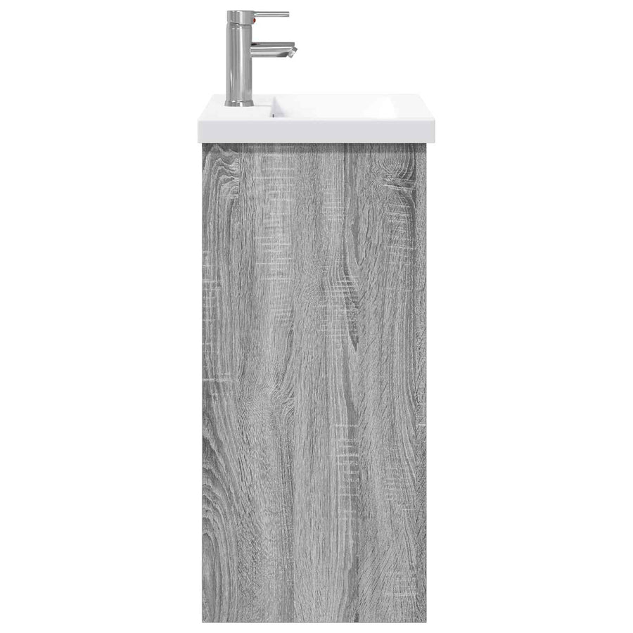 Badkamermeubelset Grijs Sonoma 61 x 40 x 84,5 cm Bewerkt hout