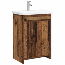 Badkamermeubelset Oud hout 61 x 40 x 84,5 cm Bewerkt hout
