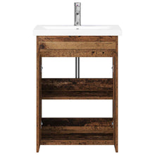 Badkamermeubelset Oud hout 61 x 40 x 84,5 cm Bewerkt hout