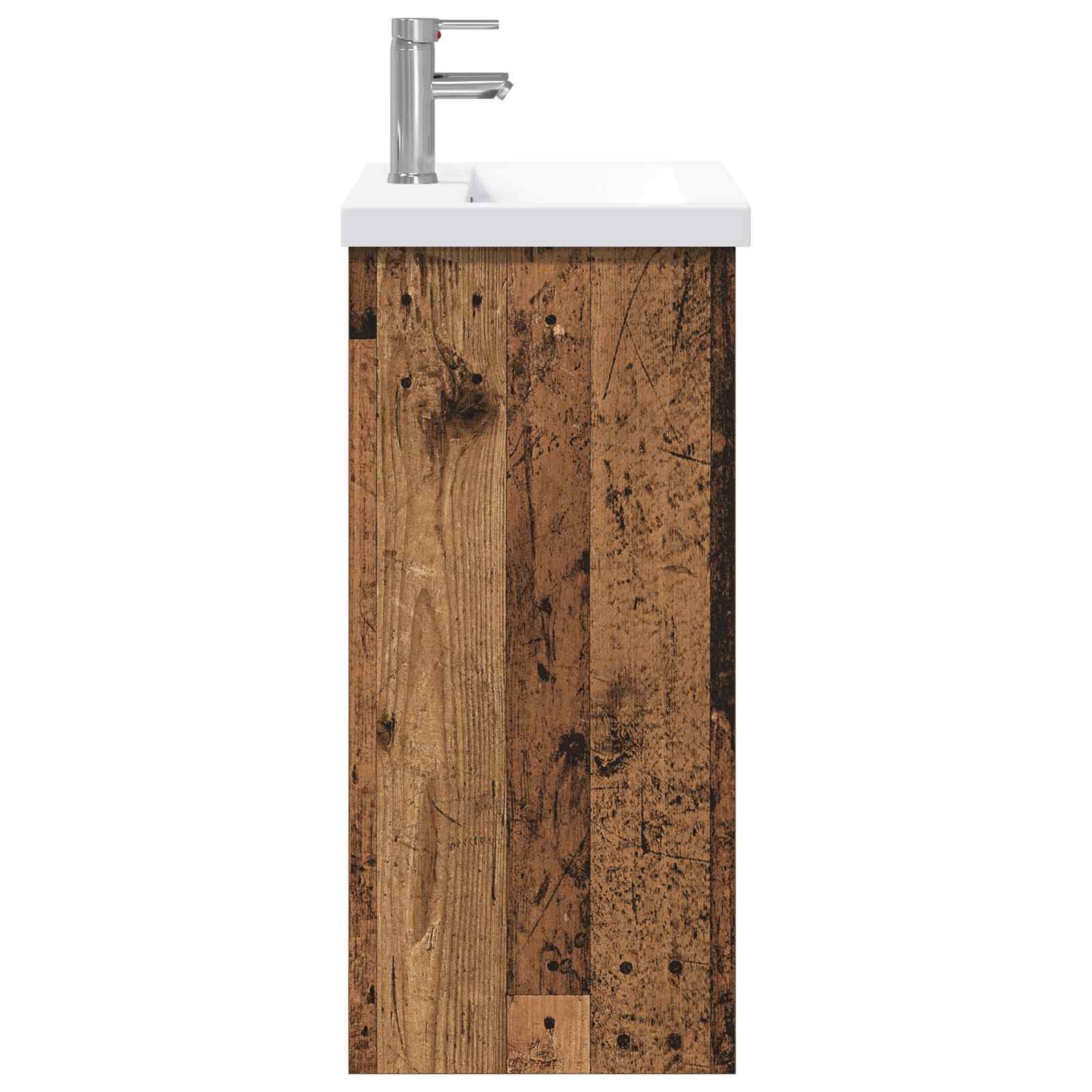 Badkamermeubelset Oud hout 61 x 40 x 84,5 cm Bewerkt hout