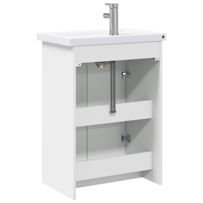 Badkamermeubelset Wit 81 x 40 x 84,5 cm Bewerkt hout
