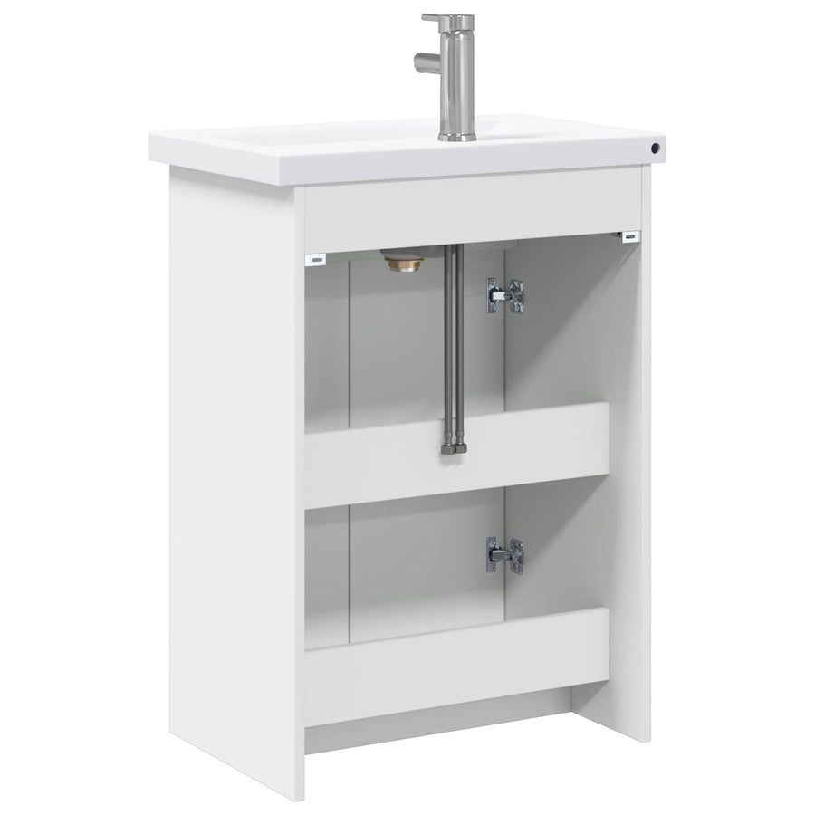 Badkamermeubelset Wit 81 x 40 x 84,5 cm Bewerkt hout