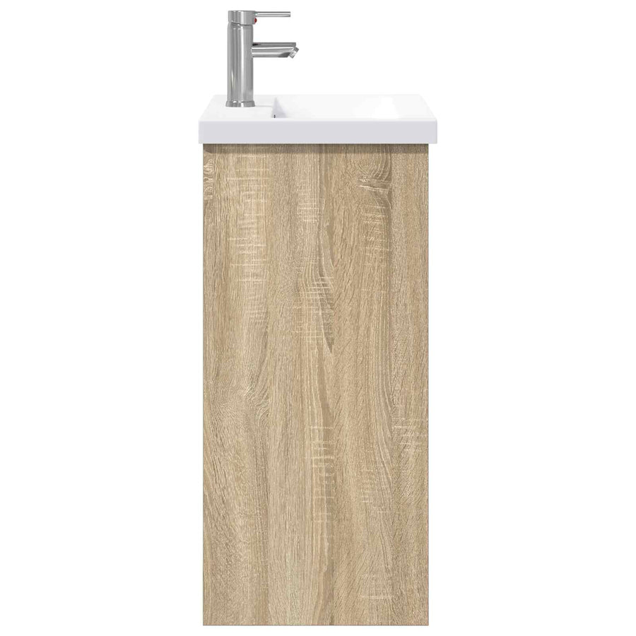 Badkamermeubelset Sonoma Eiken 81 x 40 x 84,5 cm Bewerkt hout