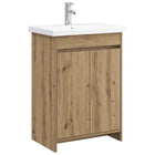 Badkamermeubelset 81x40x84.5 cm Artisanaal eiken