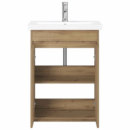 Badkamermeubelset Artisanaal eiken 81 x 40 x 84,5 cm