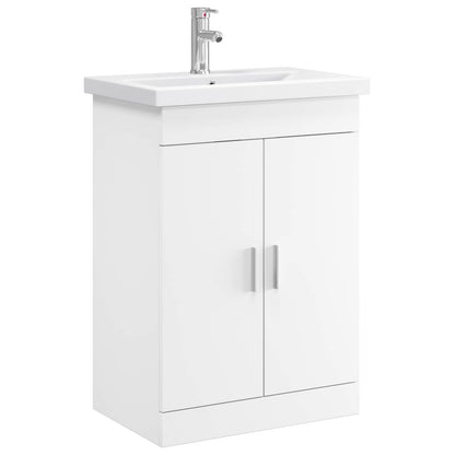 Badkamermeubelset Wit 61 x 40 x 84,5 cm Bewerkt hout
