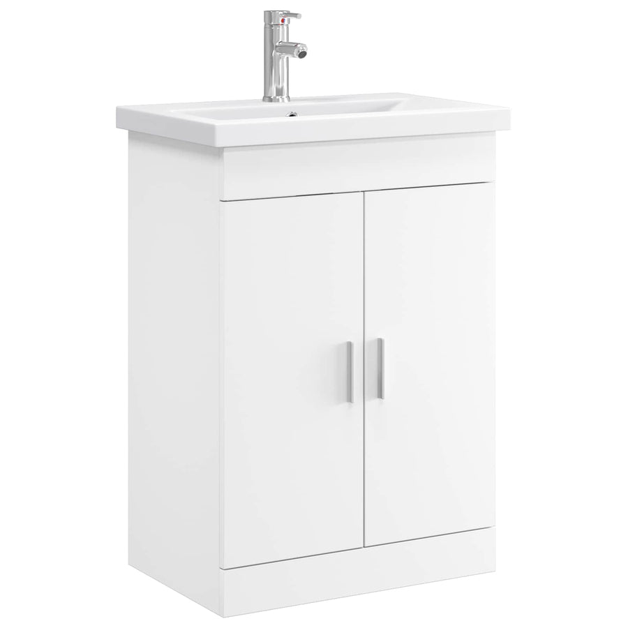 Badkamermeubelset Wit 61 x 40 x 84,5 cm Bewerkt hout