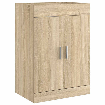 Badkamermeubelset Sonoma Eiken 61 x 40 x 84,5 cm Bewerkt hout